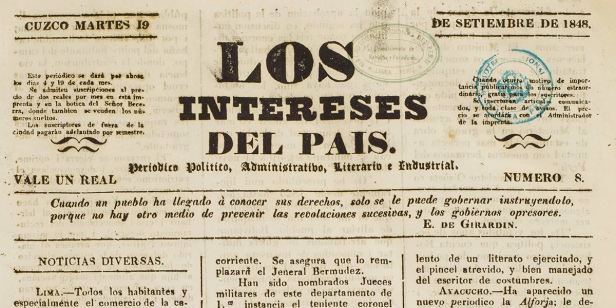 Los Intereses del País (Cusco, 1848-1851)
